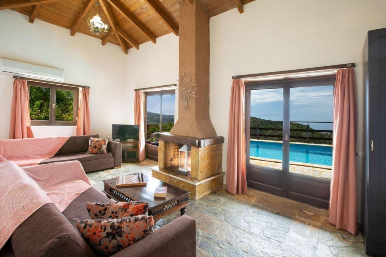 Amadryades Villas-Villa Terina Chortáta Esterno foto